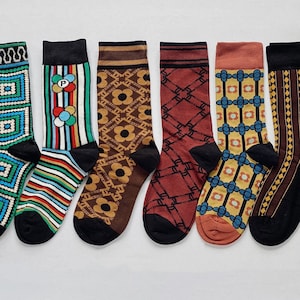 Vintage Pattern Socks - unisex