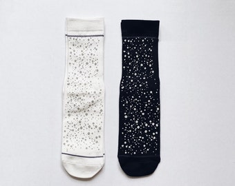 Milky Way Pattern Running Socks