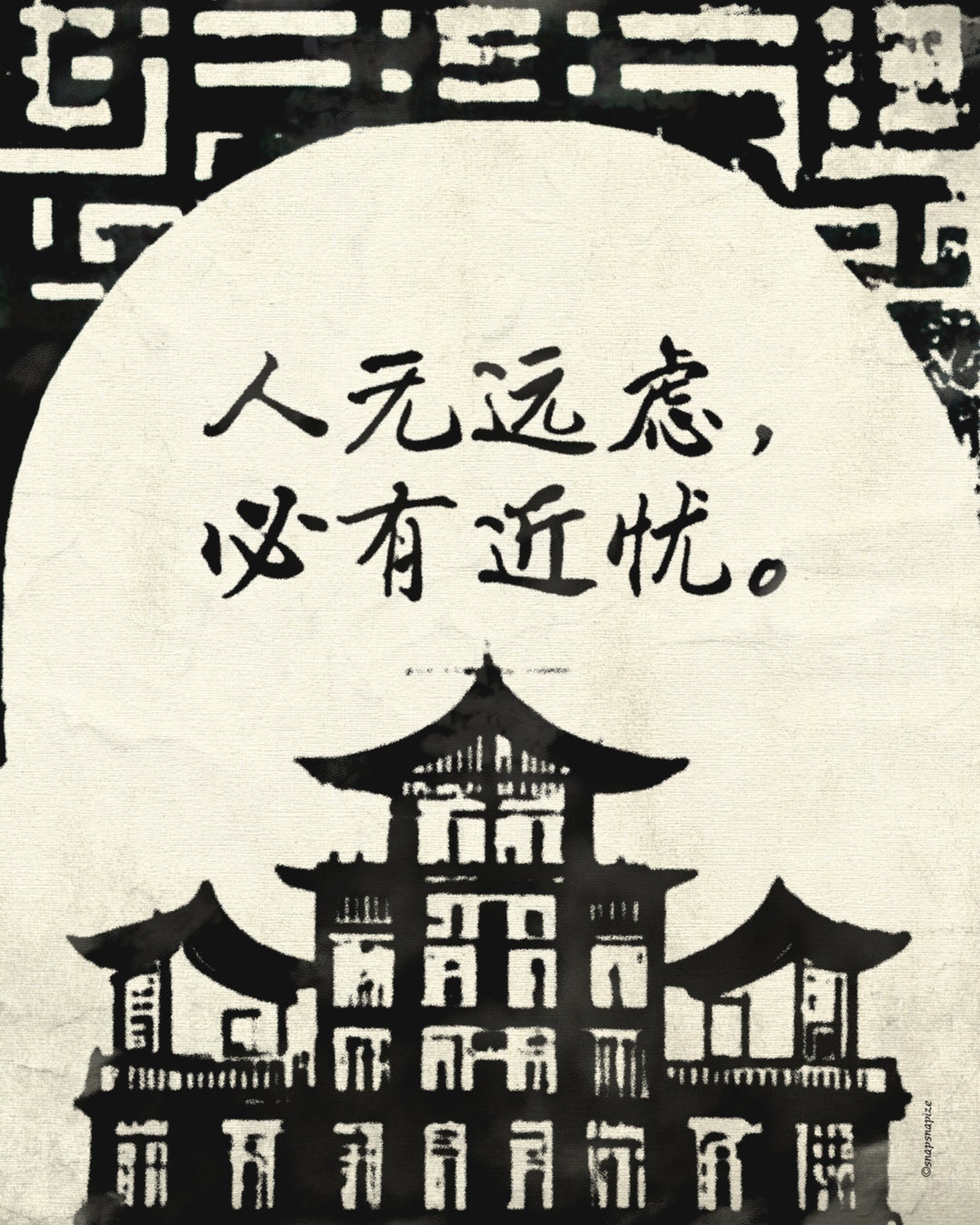Poster China - Etsy