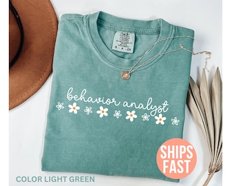 Comfort Colors® Verhaltensanalytiker Shirt, BCBA Shirt, Verhaltenstherapeut Shirt, Behaviour Tech, Verhaltensspezialist, Verhaltenstherapie Shirts