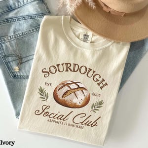 Sourdough Social Club Shirt, Sourdough Shirt, Sourdough Mom Shirt, Funny Sourdough T-Shirt, Baker Mom Shirt, Sourdough Gift For Bakers