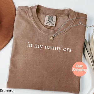 Camiseta &quot;Na minha época de babá&quot;, camiseta favorita da babá, melhor camiseta da babá, presente para babá, presente de aniversário da babá, camiseta de anúncio da babá, camiseta nova babá