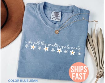 Comfort Colors® Nagel Techniker Shirt, Nagel Techniker Geschenk, Geschenk für Nagel Techniker, Nageldesigner T-Shirt, Nageldesigner Geschenk, Nageldesigner, Kosmetik Geschenk