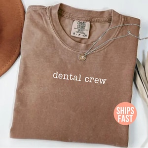 Koszula asystenta stomatologicznego Comfort Colors®, koszulka higienistki stomatologicznej, koszula Future Dental, prezent dla higienistki, koszulka studenta stomatologii, prezenty stomatologiczne