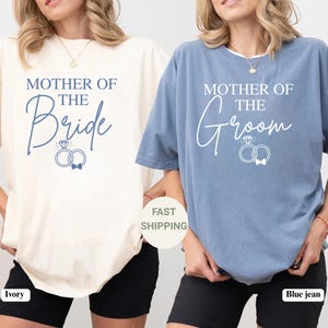 Personalized Mother Of The Bride Shirt, Custom Mother Of The Groom Shirt, Mom Of Bride Shirt, Bridal Party Gifts, Bachelorette Party Shirts