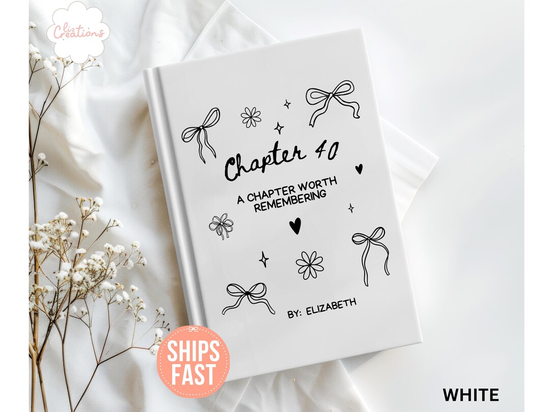 Personalized 40th Birthday Gift, Chapter 40 Journal Custom Name ...