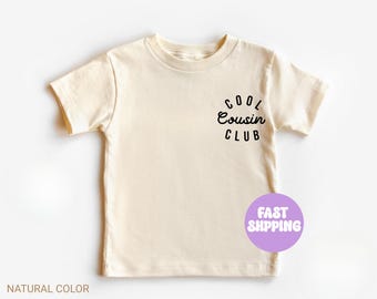 Cool Cousins Club Shirt, Cousins Matching Shirt, Cousin Crew Shirt for Kids, Gift for Cousins, Cool Cousins Toddler Shirt, Big Cousin Shirt