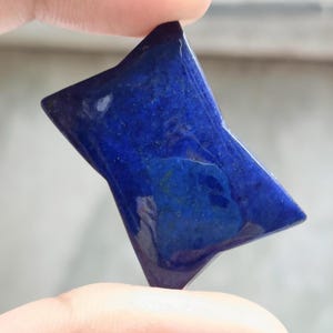 28x19x6MM Lapis Lazuli Gemstone, Natural Lapis Lazuli Cabohcon, Lapis Lazuli For Loose Jewelry, Fancy Shape Handmade Jewelry, 34.70 Ct