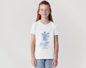 CORAÇÃO DE ANIAH | Camiseta Juvenil Anjo Celestial
