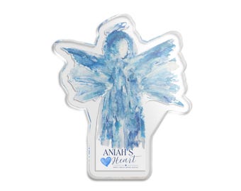 EL CORAZÓN DE ANIAH / Estatua acrílica recortada de ángel celestial