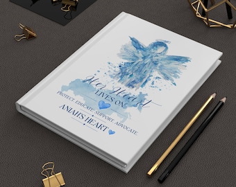 O CORAÇÃO DE ANIAH | Diário de capa dura Anjo Celestial