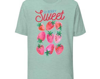 Camiseta So Berry Sweet Strawberry