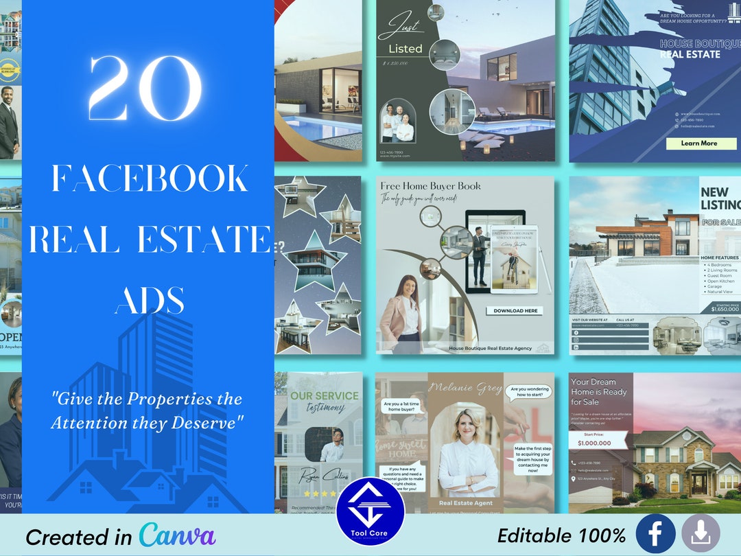 Facebook Real Estate Ad Templates Facebook Ads Customizable Sign Etsy Facebook Real Estate Ad Templates Facebook Ads Customizable Sign Etsy