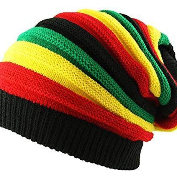 Red Rasta Hat Rasta Cap - Etsy