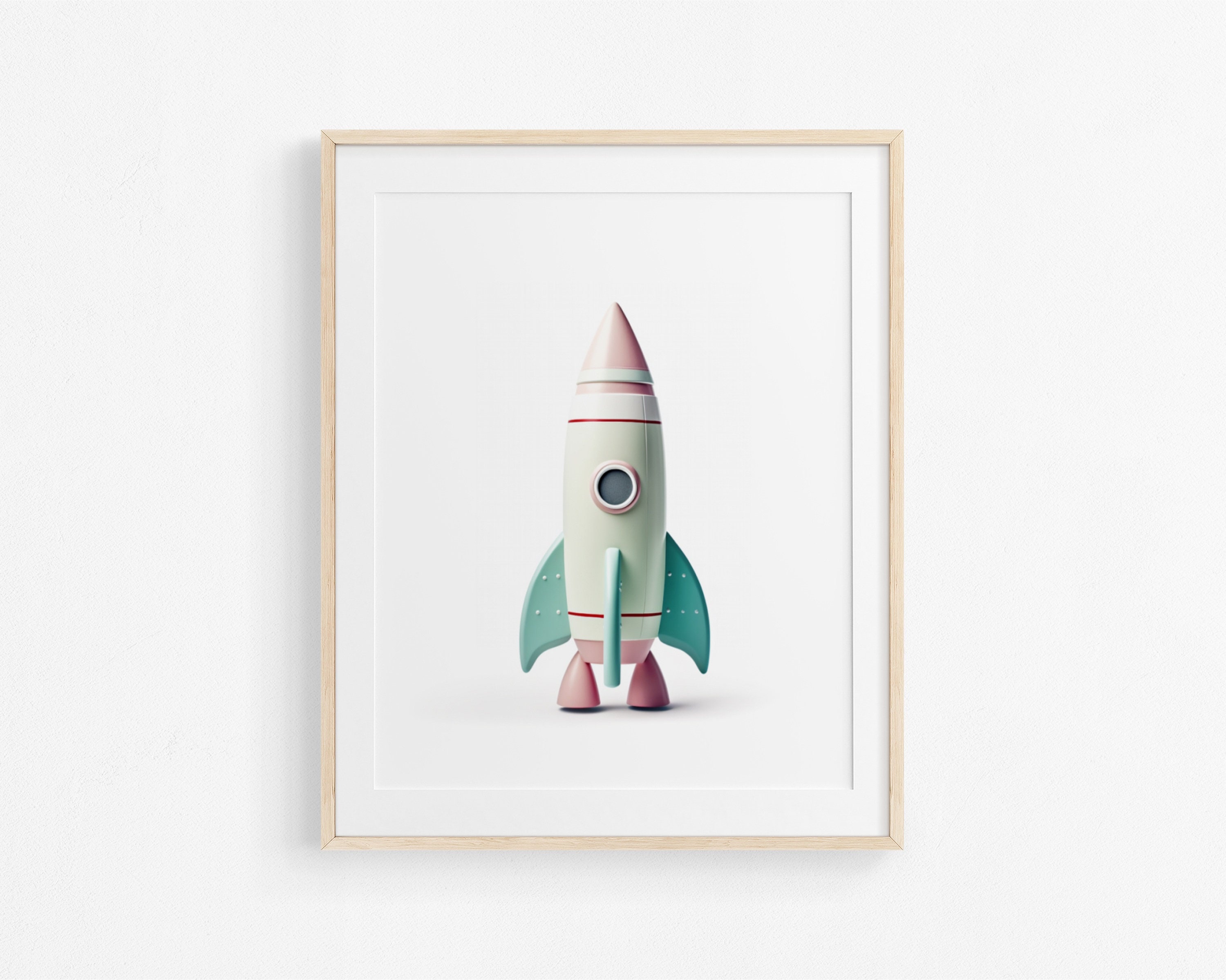 Printable Wall Art Nursery Rocket Wall Art Rocket Print - Etsy