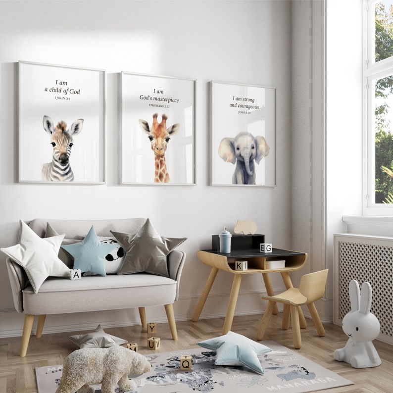 bible verse nursery,christian art,christian baby,christian decor,safari animals decor,christian nursery,christian print,christian wall art,baby safari animal,girl nursery decor,nursery bible verse,nursery decor girl,nursery wallart, safari nursery