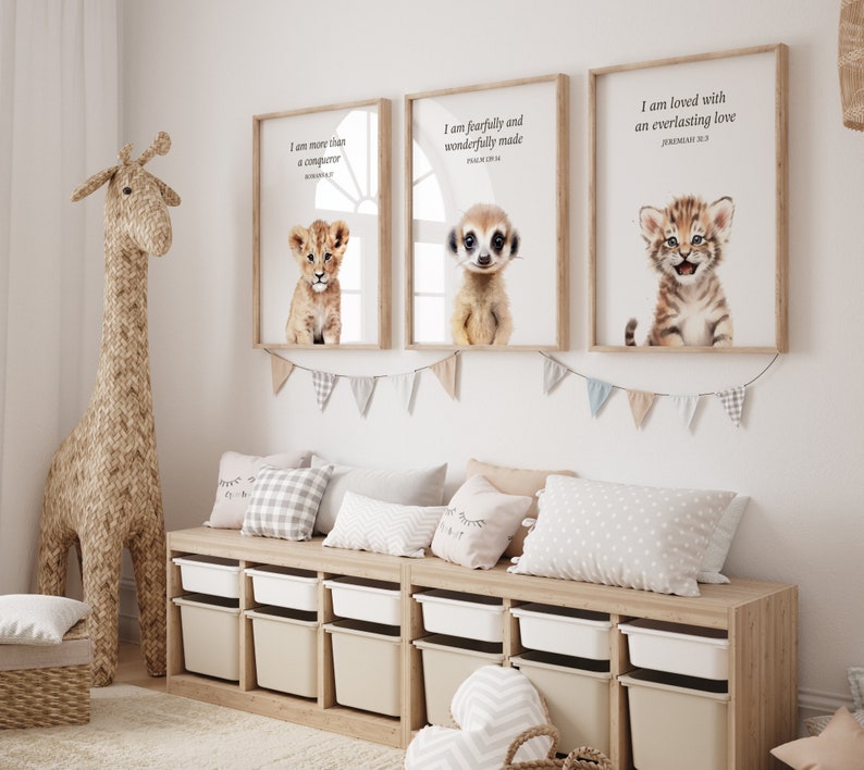 bible verse nursery,christian art,christian baby,christian decor,safari animals decor,christian nursery,christian print,christian wall art,baby safari animal,girl nursery decor,nursery bible verse,nursery decor girl,nursery wallart, safari nursery