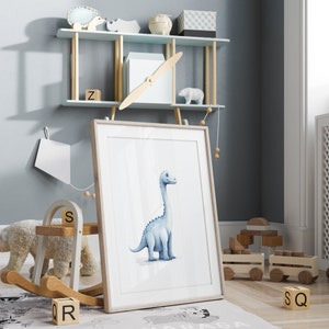 Dinosaur Decor, Dinosaur Prints, Dinosaur Wall Art, Dinosaur Nursery, Boys Bedroom Decor, Nursery Decor Boy, Printable Boys Room, Watercolor