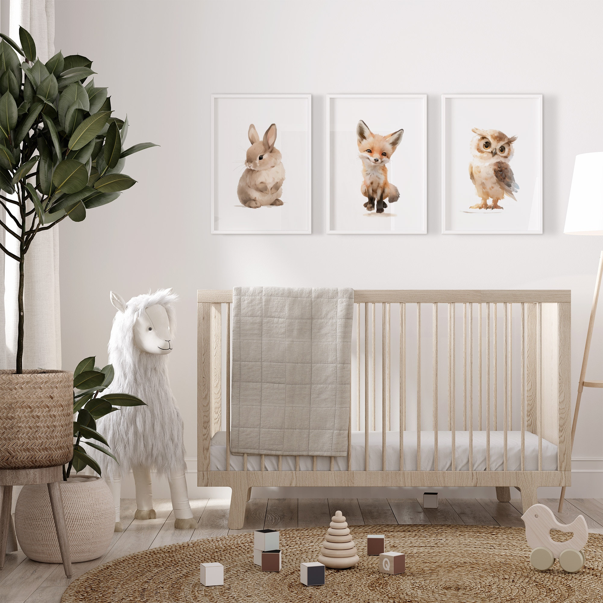 Nursery Wall Art Printable, Set of 6, Nursery Prints, Nursery Decor ...