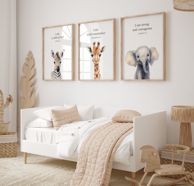bible verse nursery,christian art,christian baby,christian decor,safari animals decor,christian nursery,christian print,christian wall art,baby safari animal,girl nursery decor,nursery bible verse,nursery decor girl,nursery wallart, safari nursery
