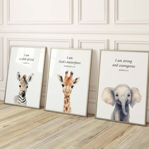 bible verse nursery,christian art,christian baby,christian decor,safari animals decor,christian nursery,christian print,christian wall art,baby safari animal,girl nursery decor,nursery bible verse,nursery decor girl,nursery wallart, safari nursery