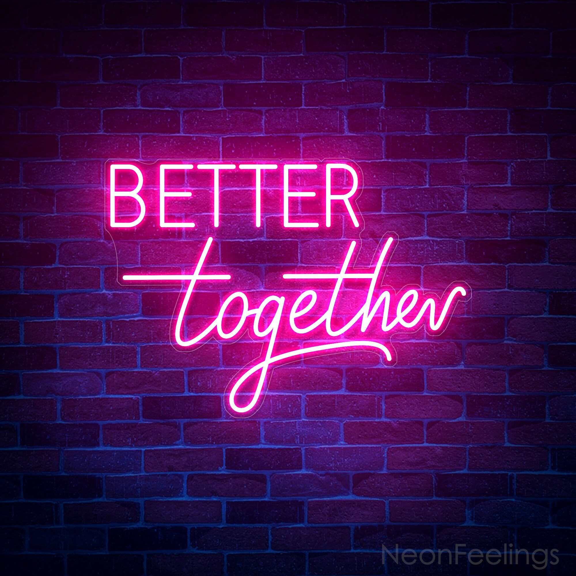 better together ネオンサイン ネオン管 | fransac.fr