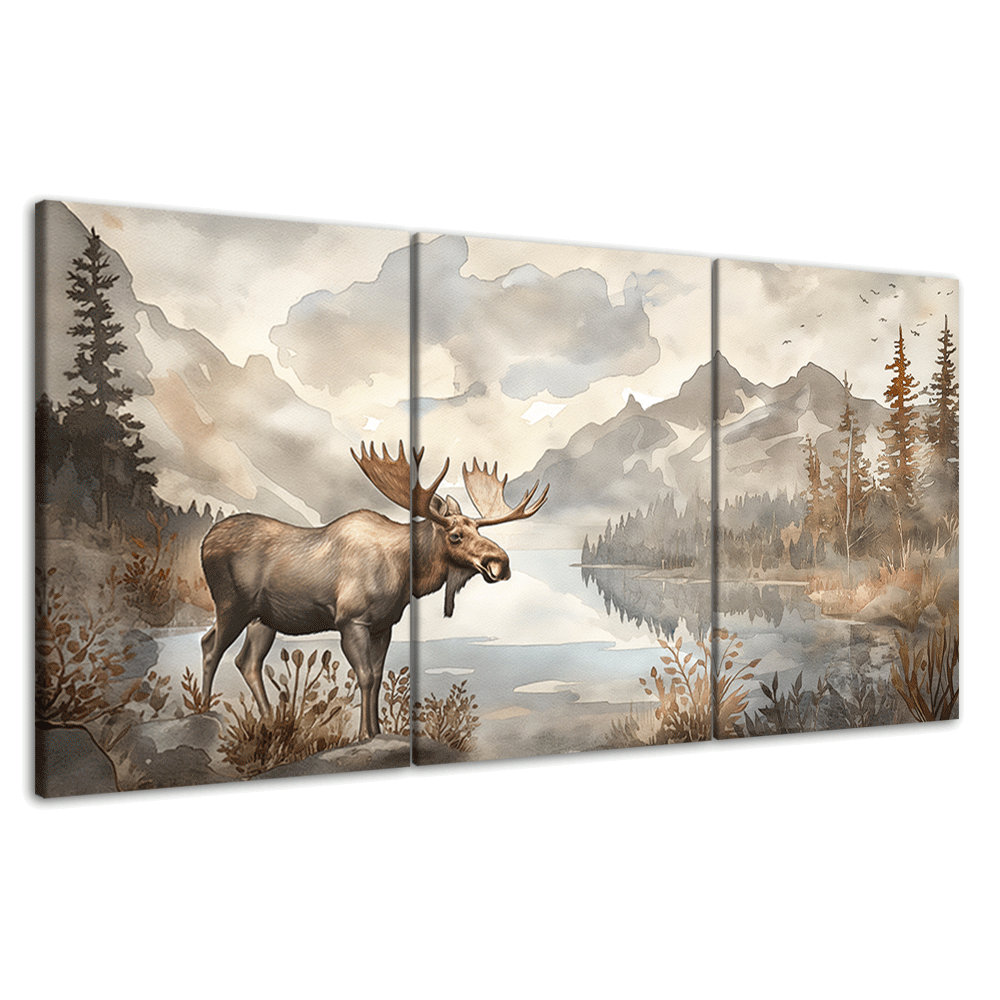Dwayne Harty Moose Lake Canvas Print