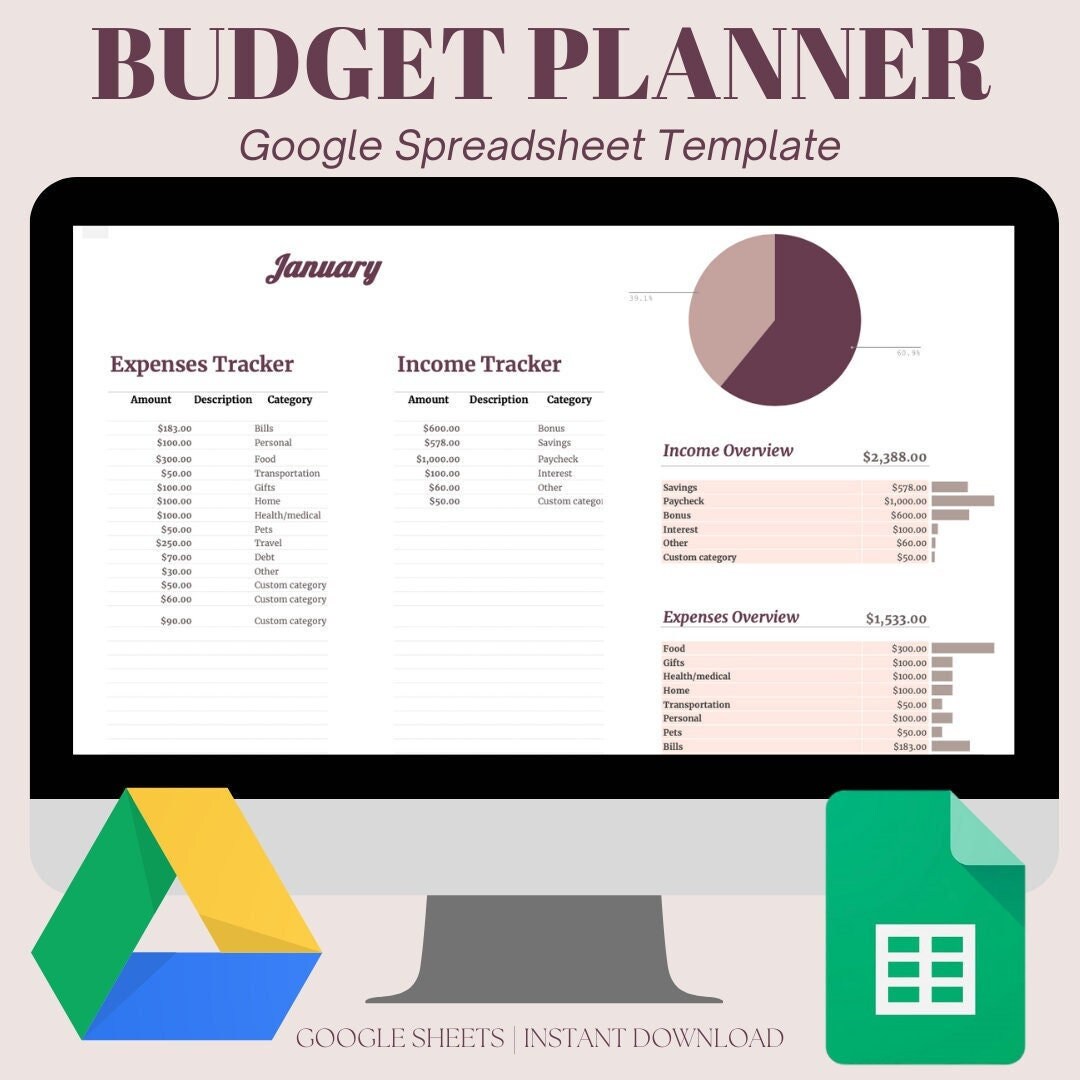 digital-budget-planner-spreadsheet-annual-and-monthly-budget-etsy