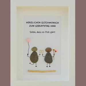 Steinbild Geburtstag Oma
