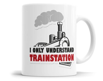 I only understand Trainstation mit Spruch Denglish