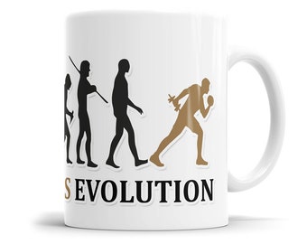 Fitness Evolution Tasse - Geschenkidee für Sportler