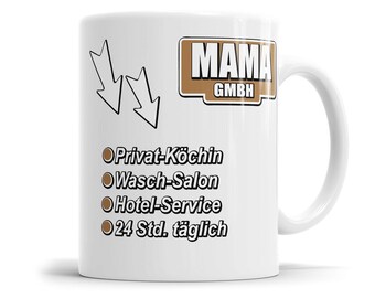 Mama GmbH Privatköchin Waschsalon Hotelservice - Beste Mama Tasse