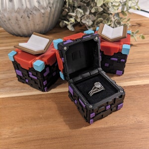 Enchanting Block Box - Personalize your Proposal,  Gift, Ring Bearer box, ect!