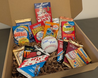 Caixa de presente de beisebol! Presente de Natal, Dia dos Pais e Aniversário para qualquer fã de esportes