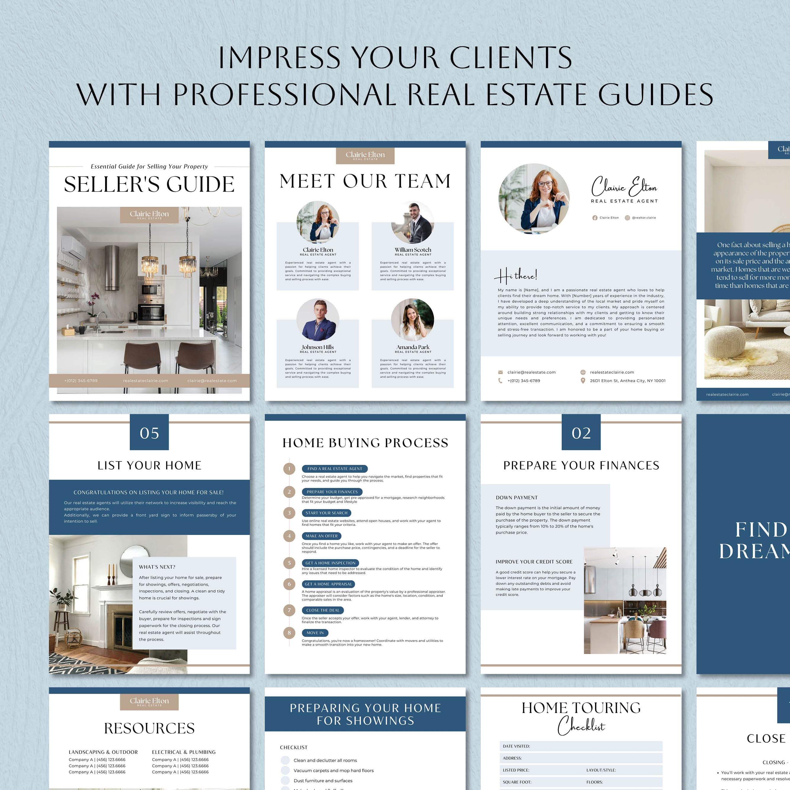 Printable Real Estate Guide Bundle, Home Selling Buying Process, Buyer ...