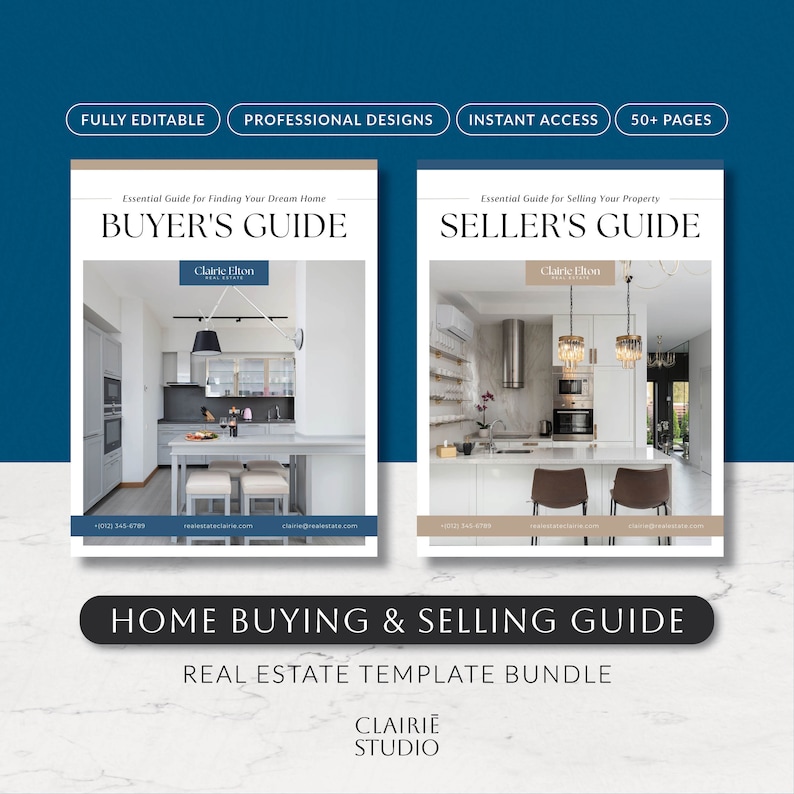 Printable Real Estate Guide Bundle, Home Selling Buying Process, Buyer ...