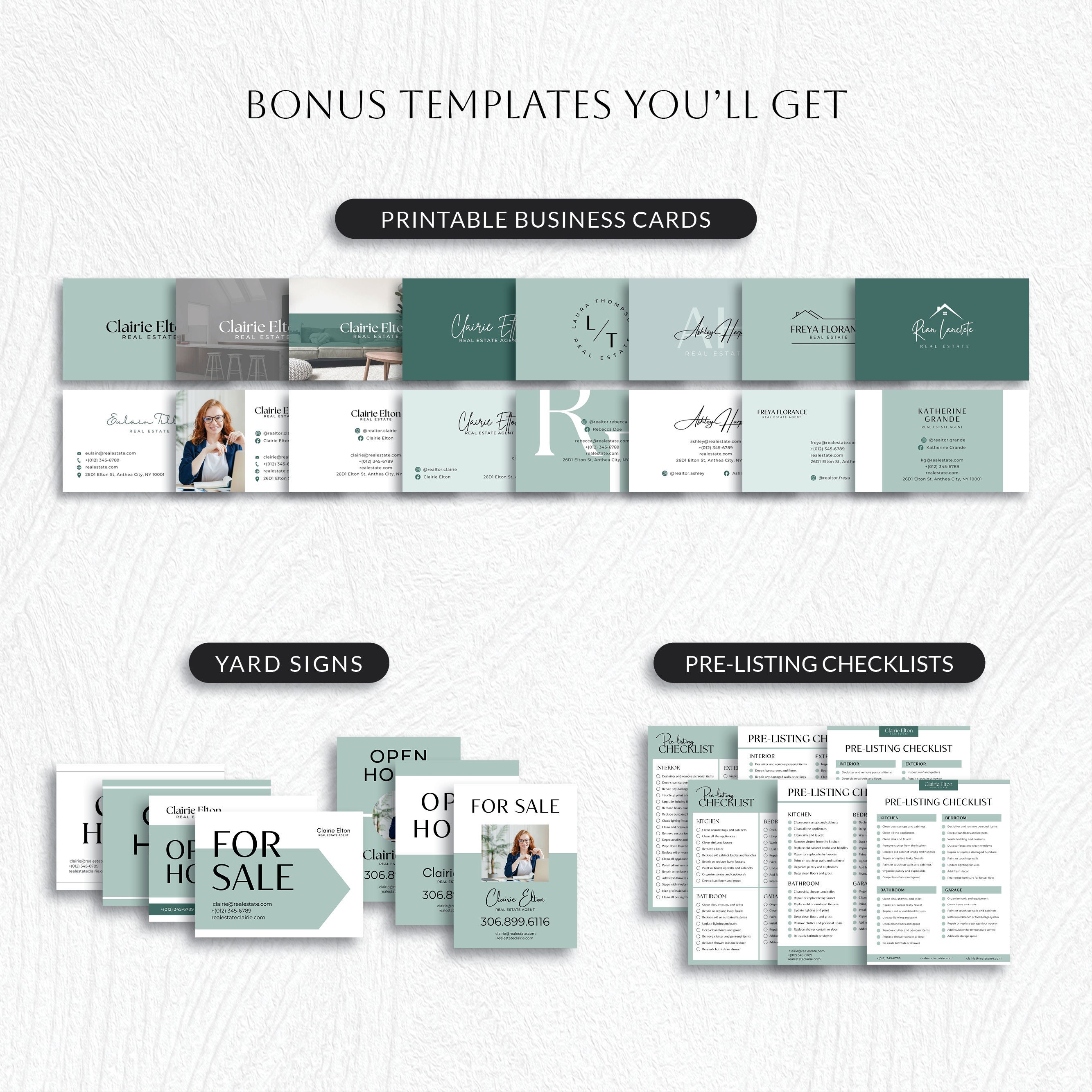 Printable Local Guide Template Bundle, Real Estate Marketing Kit ...