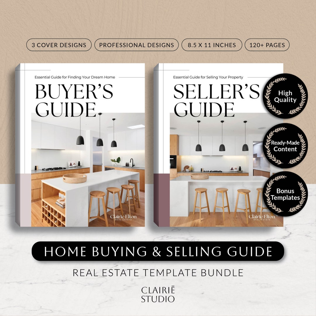Real Estate Guide Template Bundle, Home Selling Buying Process, Buyer ...
