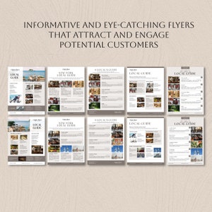 Printable Local Guide Template Bundle, Real Estate Marketing Kit ...