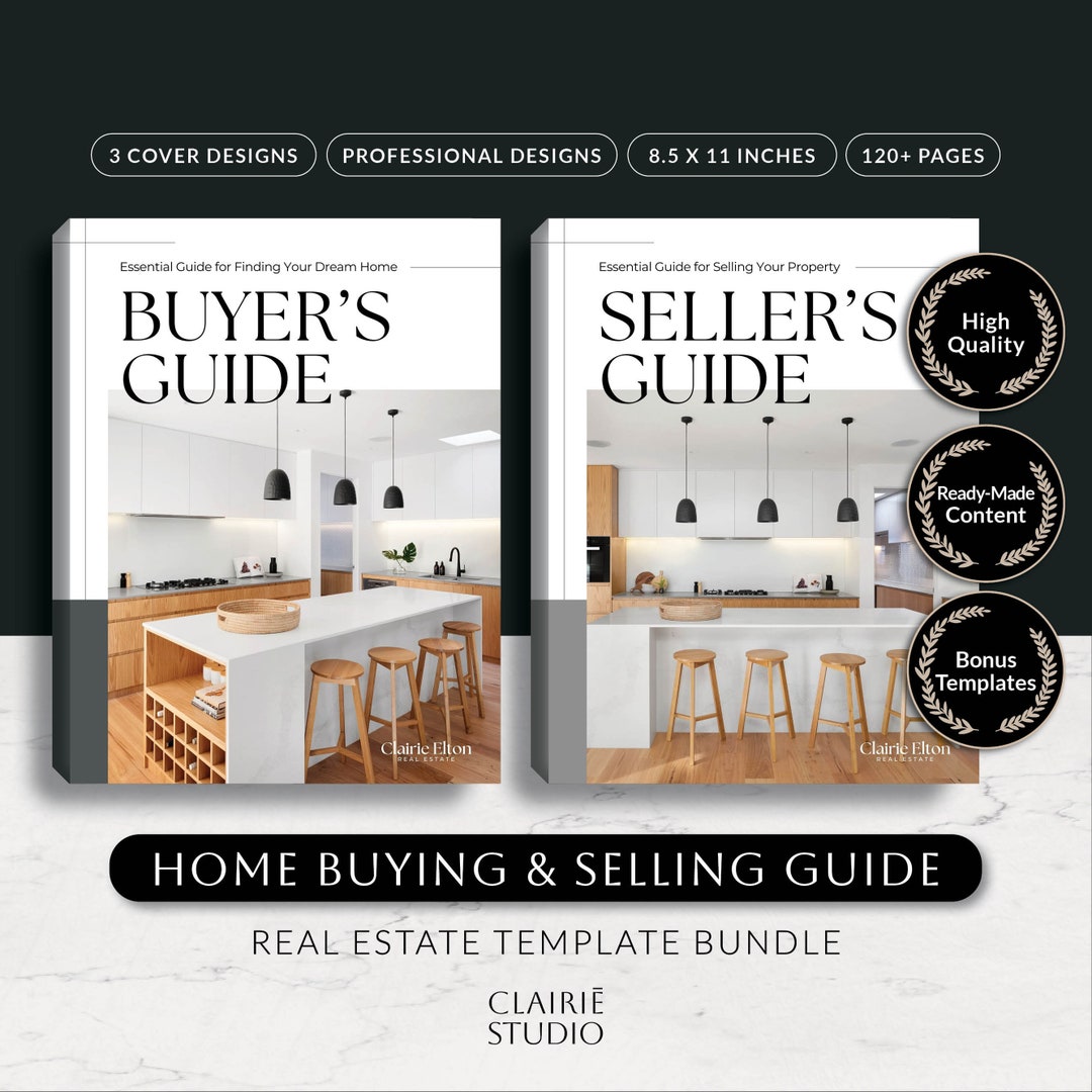 Real Estate Guide Template Bundle, Home Selling Buying Process, Buyer ...