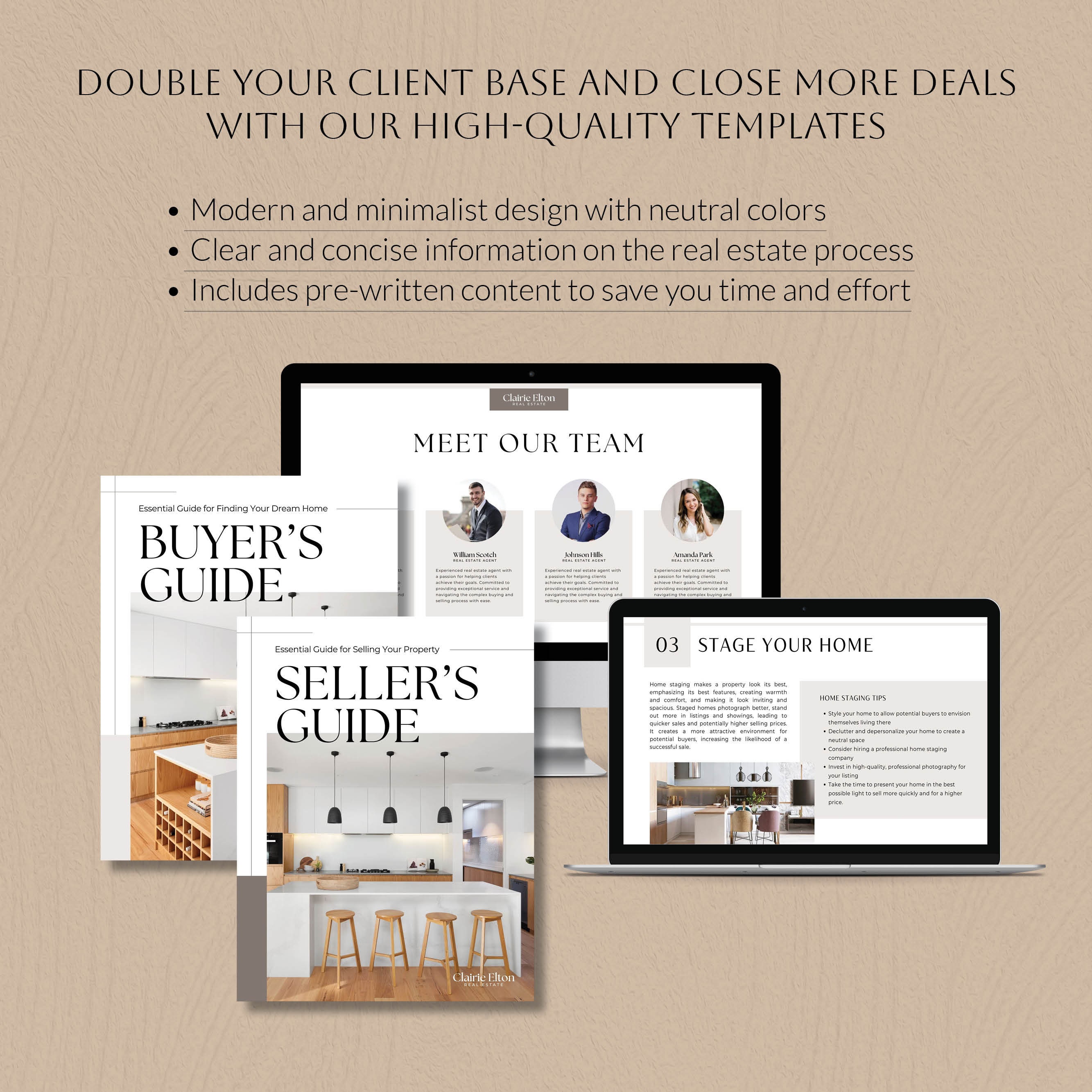 Real Estate Guide Template Bundle, Home Selling Buying Process, Buyer ...