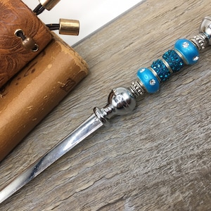 Rhinestone - Homemade Beaded Designer Stainless Steel Letter Openers ...