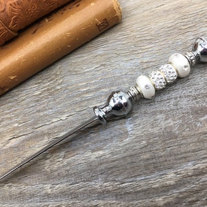 Rhinestone - Homemade Beaded Designer Stainless Steel Letter Openers ...