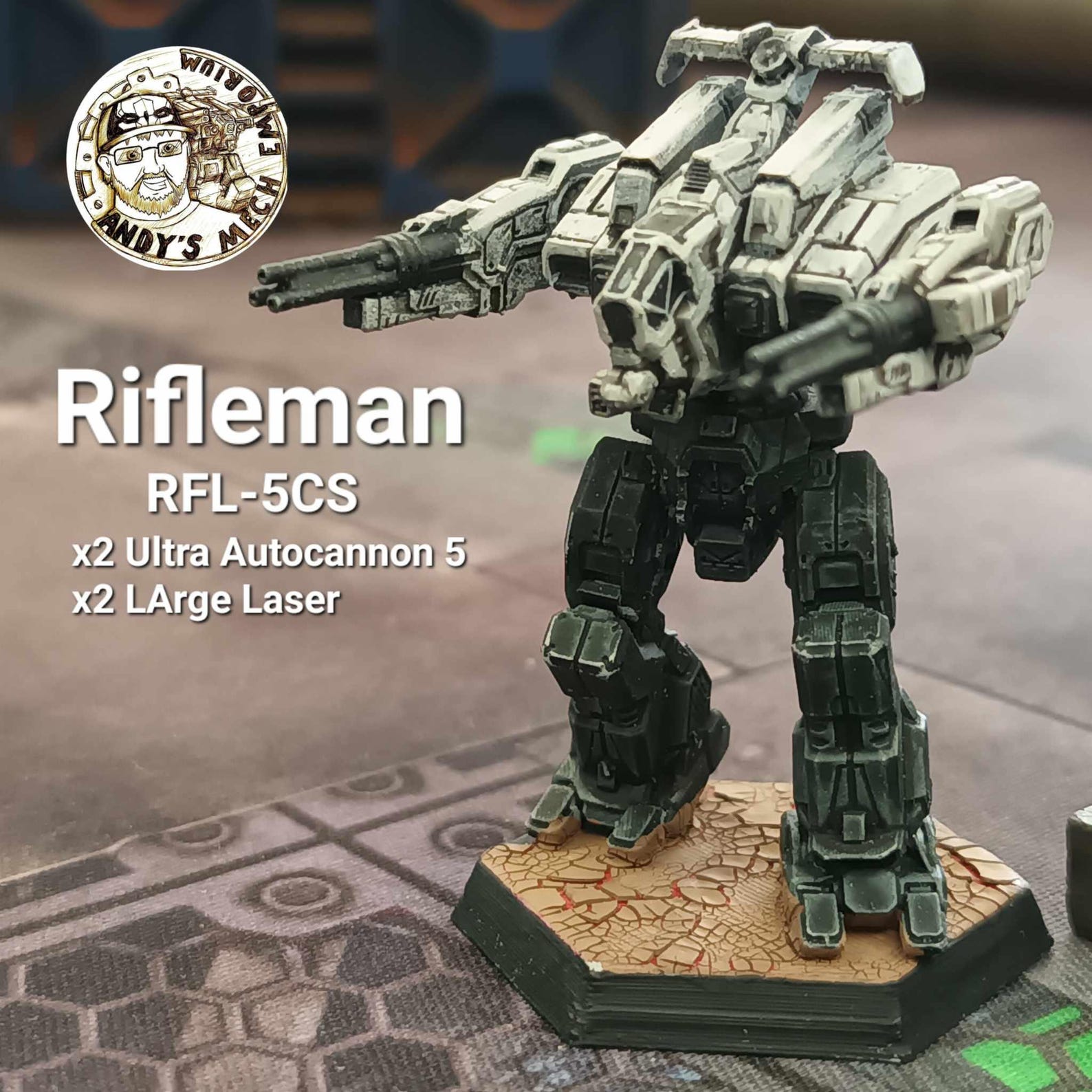 Mecha Rifle American Mecha Rifle Man - Etsy