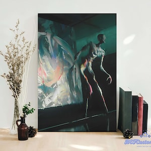 Painted Alan Wake Framed Canvas, Alan Wake Vintage Poster, Video Game Art, Retro Game Posters, Gift For Gamer