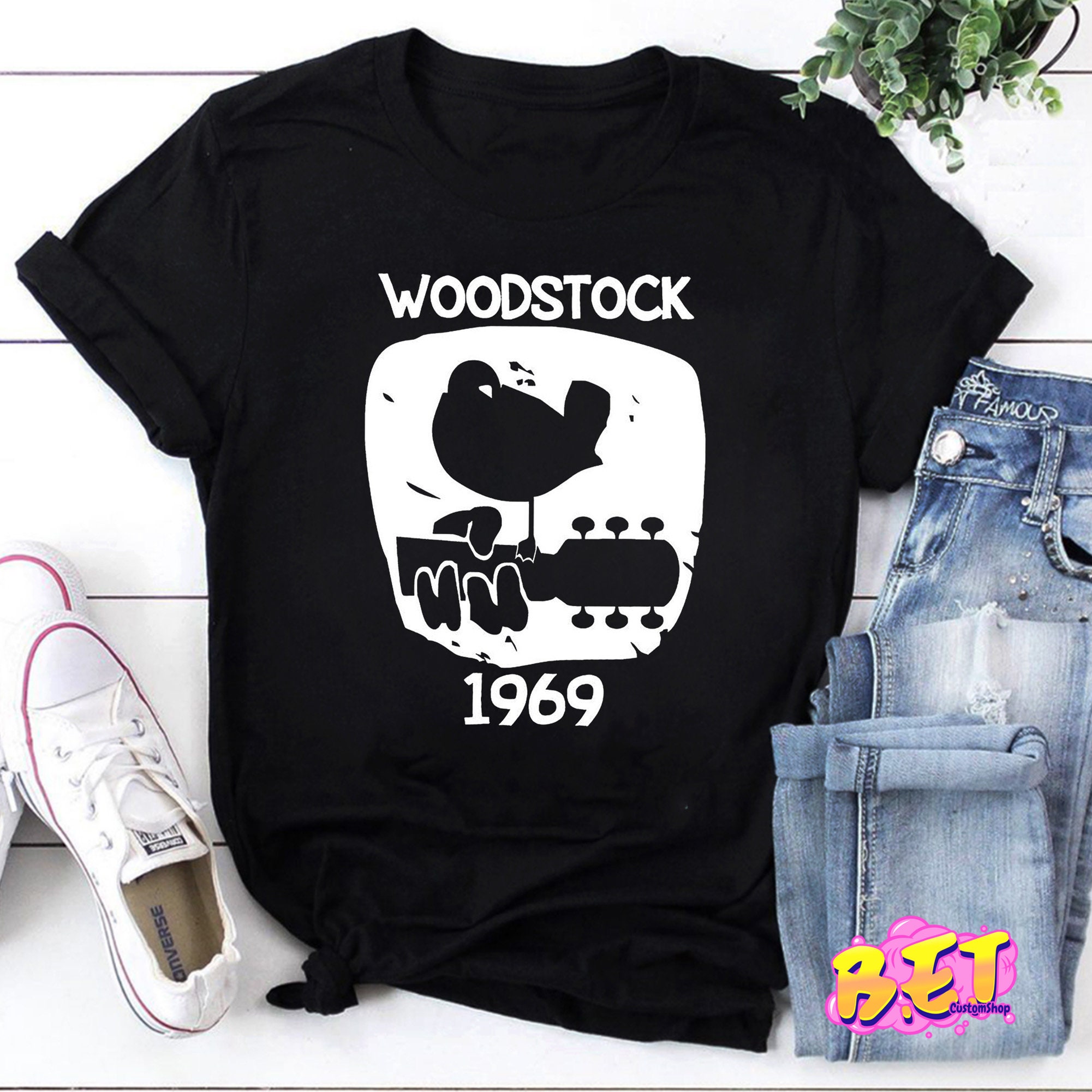ウッドストックフェスティバル Tシャツ 1969-1989 XL ウッドストック WOODSTOCK FESTIVAL 1969 RED | JEUGIA[BA