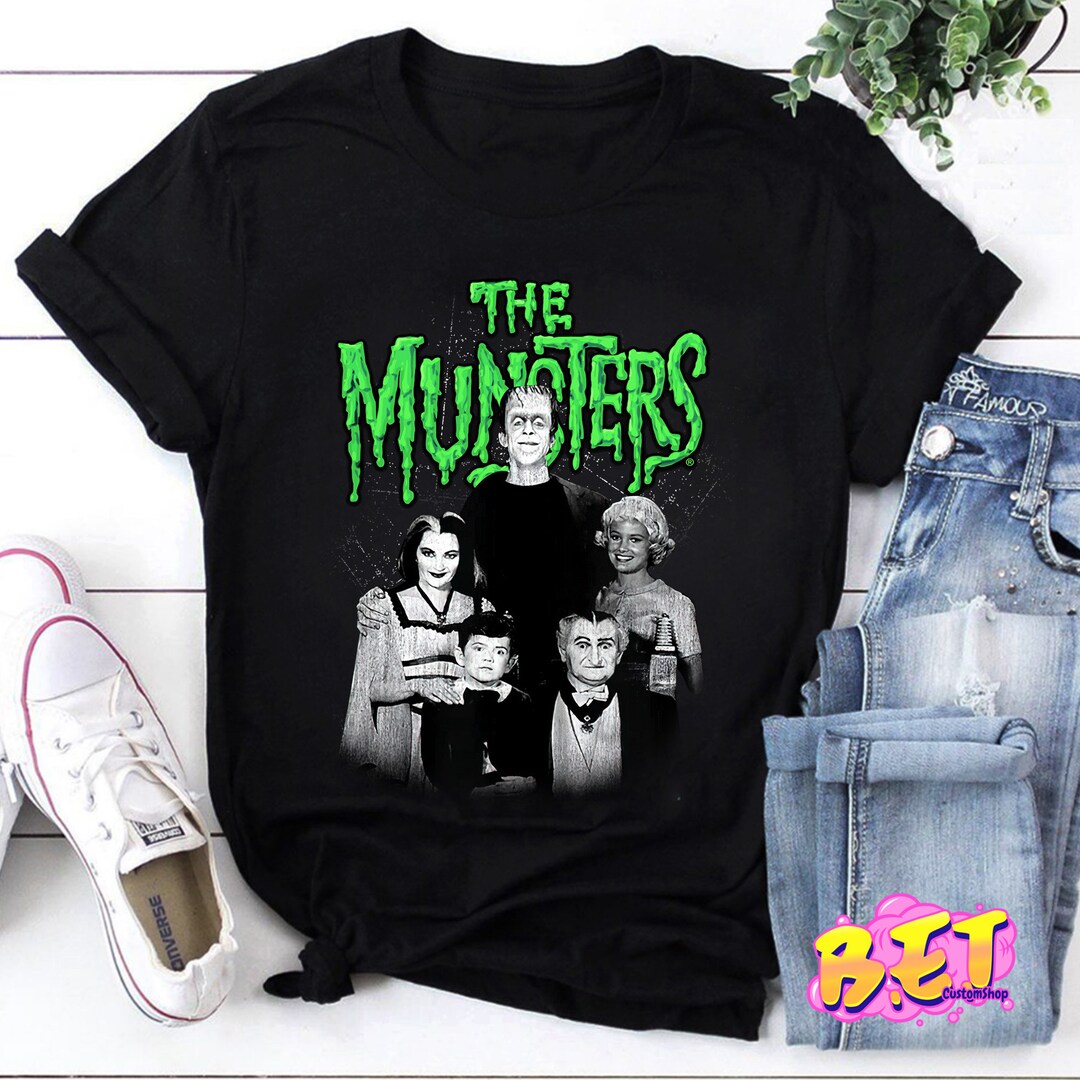 The Munsters Frankenstein Vintage TV Tee – 1960s Comedy Graphic T-Shirt For Men & Women
