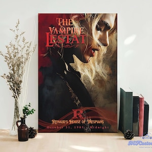 Lestat Concert Framed Canvas, Vampire Lover, Lestat Fan, Gift For Her, Lestat De Lioncourt, The Vampire Lestat