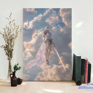 Archangel Twinkle Framed Canvas, Vampire Lover, Lestat Fan, Gift For Her, Lestat De Lioncourt, The Vampire Lestat