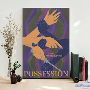 Possession Movie Poster, Retro 1981 Film Print, Cult Classic Horror Art, Retro Minimalist Wall Decor for Cinephiles and Collectors